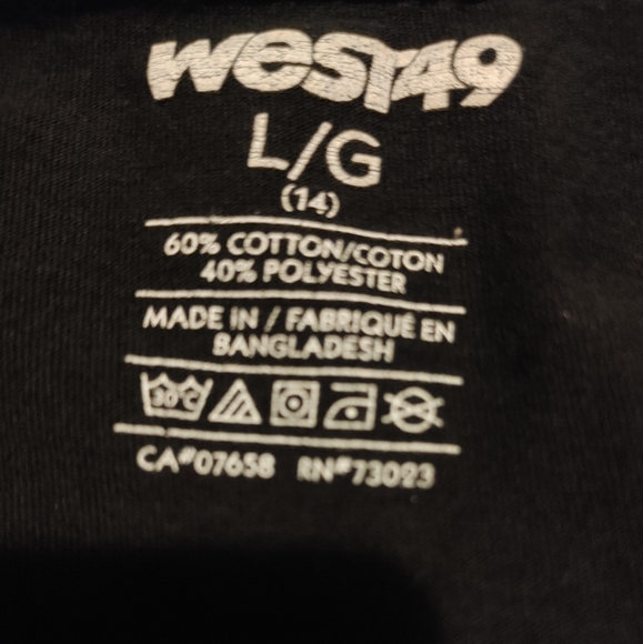 West49 Skate Skateboard long sleeve t shirt tee west 49 boys large - Picture 2 of 2